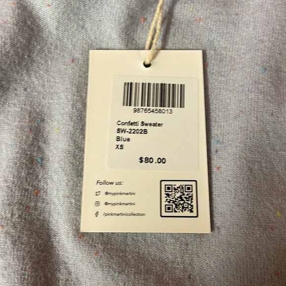 PINK MARTINI / CONFETTI SWEATER - Picture 5 of 7